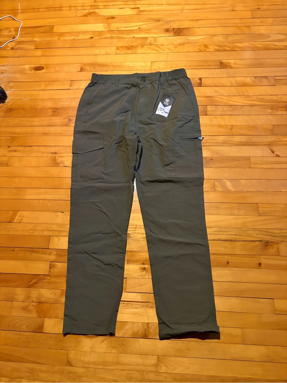 Specialized Men's Olive Cargo Pants with Utility Pockets